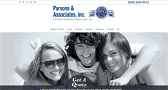 Desktop Screenshot of parsonsinsurance.com